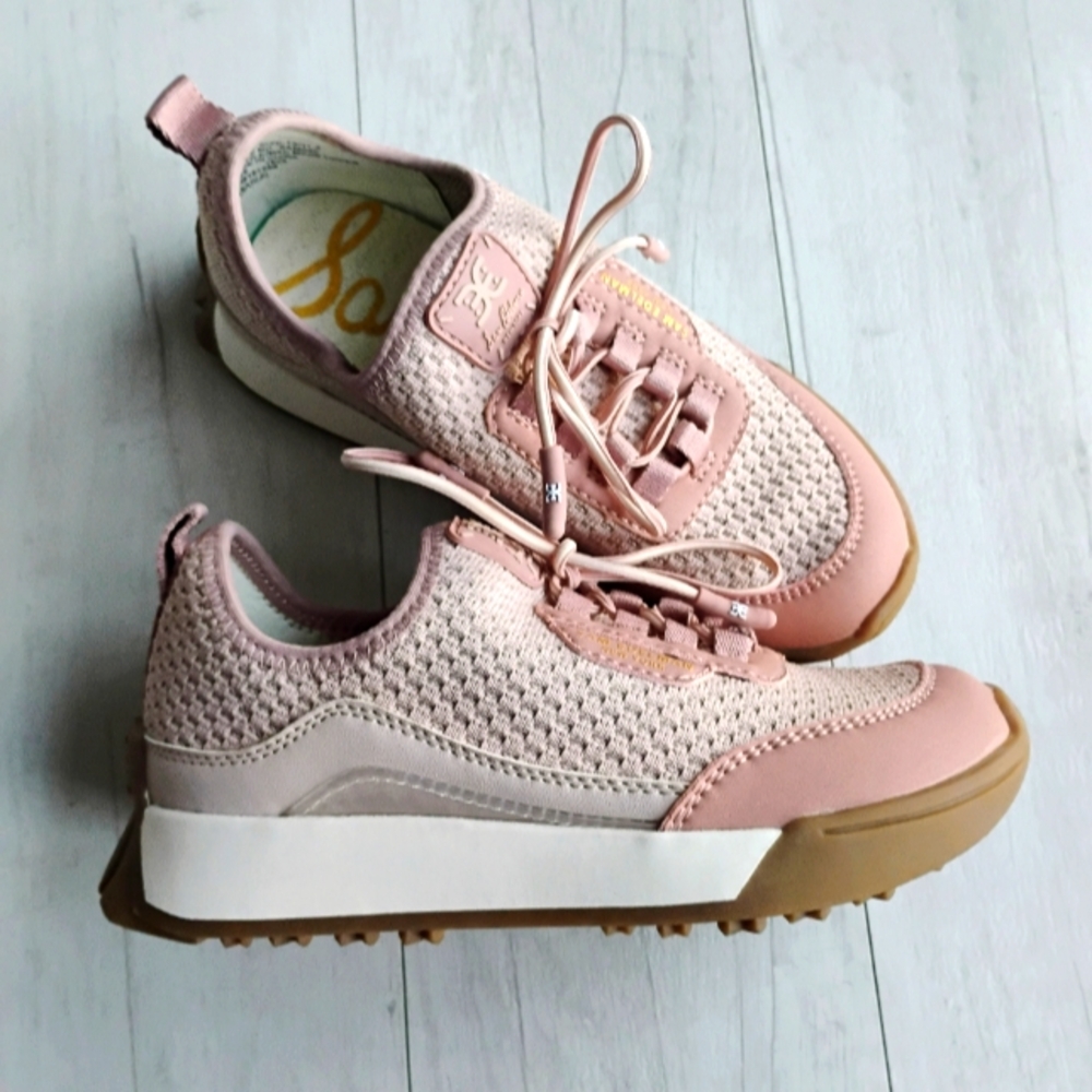 Sam Edelman NEW girls Lenny Lucie Color Block Low Top Sneaker Shoes